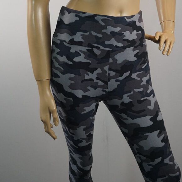 Lark Plus Grey Maternity Leggings Camouflage Gray Sz M - Picture 2 of 8